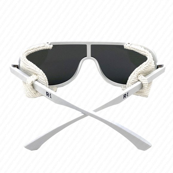 EMPORIO ARMANI EA4166Z 58726G 30mm Matte White Mirrored Sunglasses - Picture 9 of 11